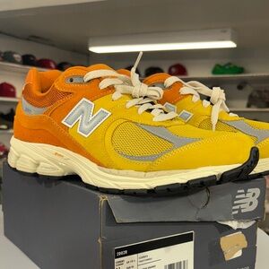 New Balance Orange and Yellow Athletic Shoes